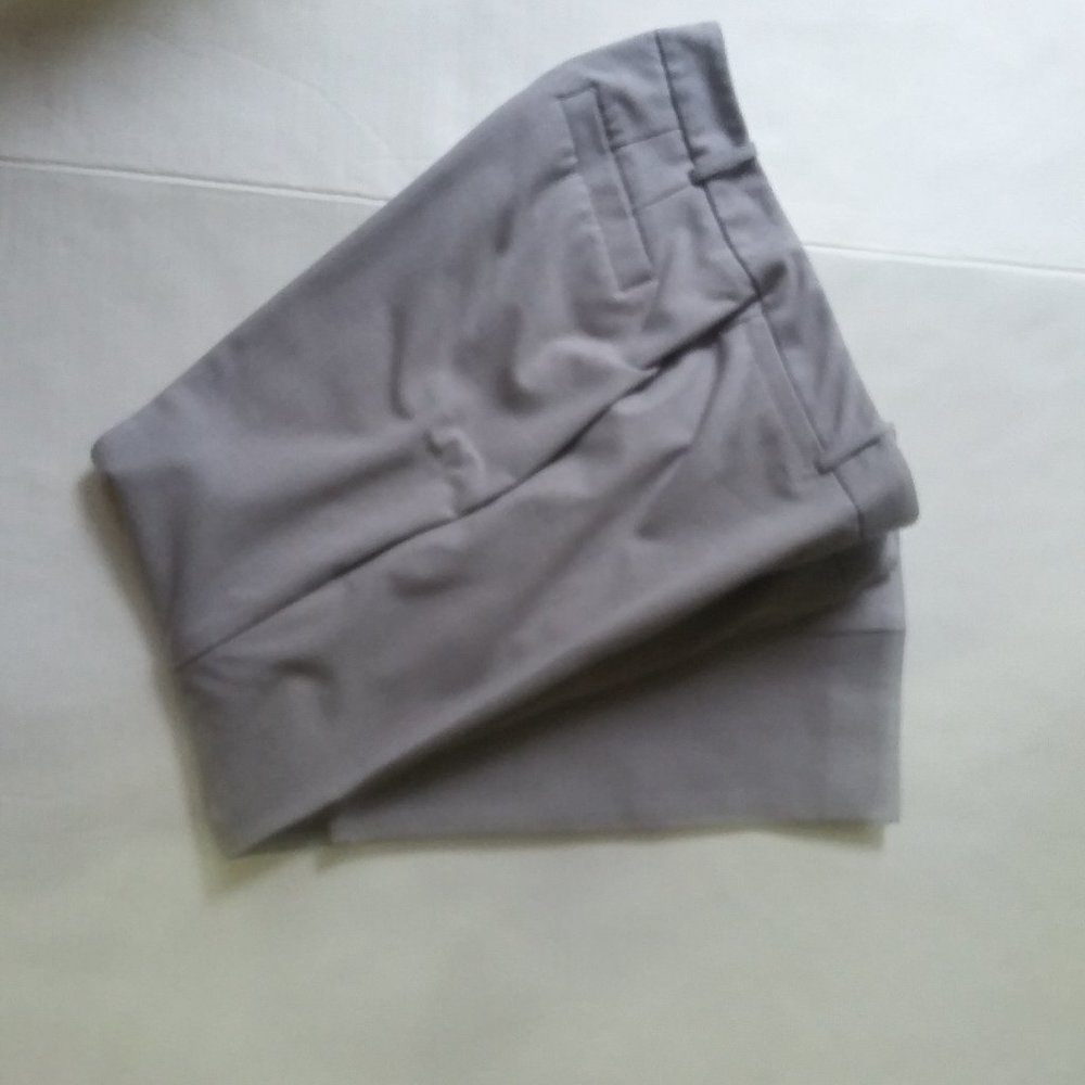 Worthington light gray curvy fit trousers